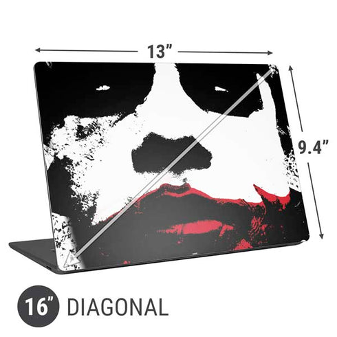DC Comics The Joker Dark Knight Poster Art Universal Laptop 16in (13 x 9.4in) Skin